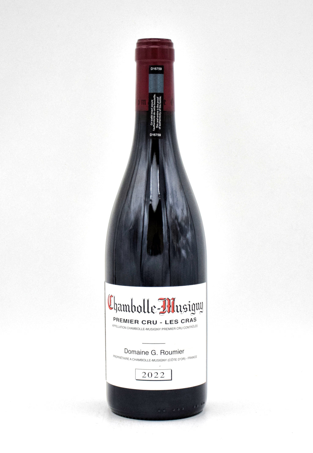 2022 Domaine Georges & Christophe Roumier Les Cras wine bottle