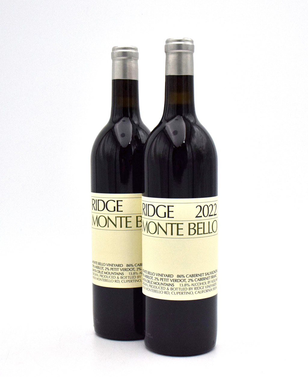 2022 Ridge Vineyards Monte Bello red wine