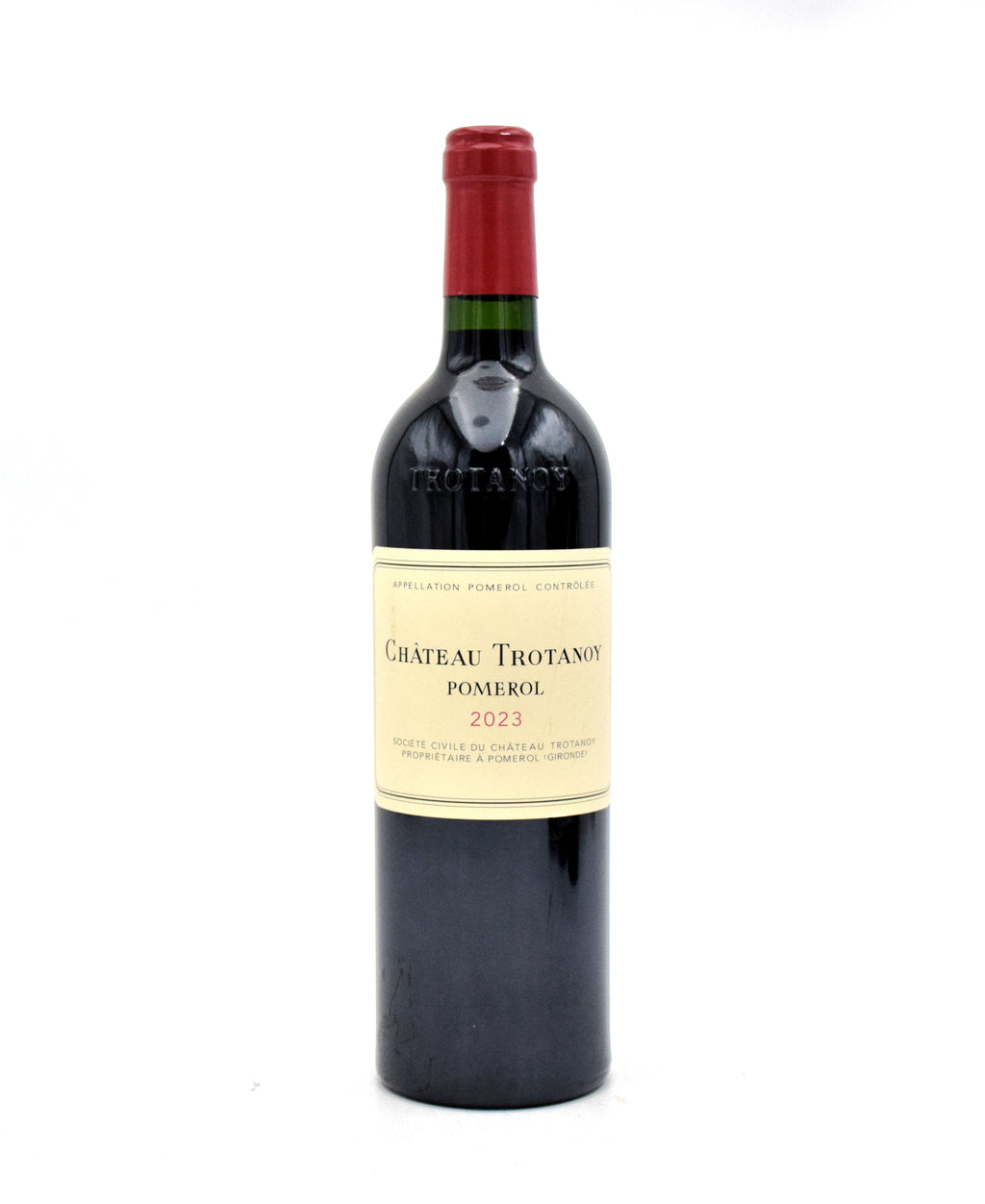 2023 Chateau Trotanoy Merlot wine bottle