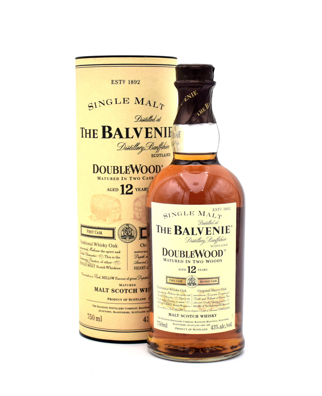 Balvenie 12 Year Double Wood Scotch Whisky (Older Release)