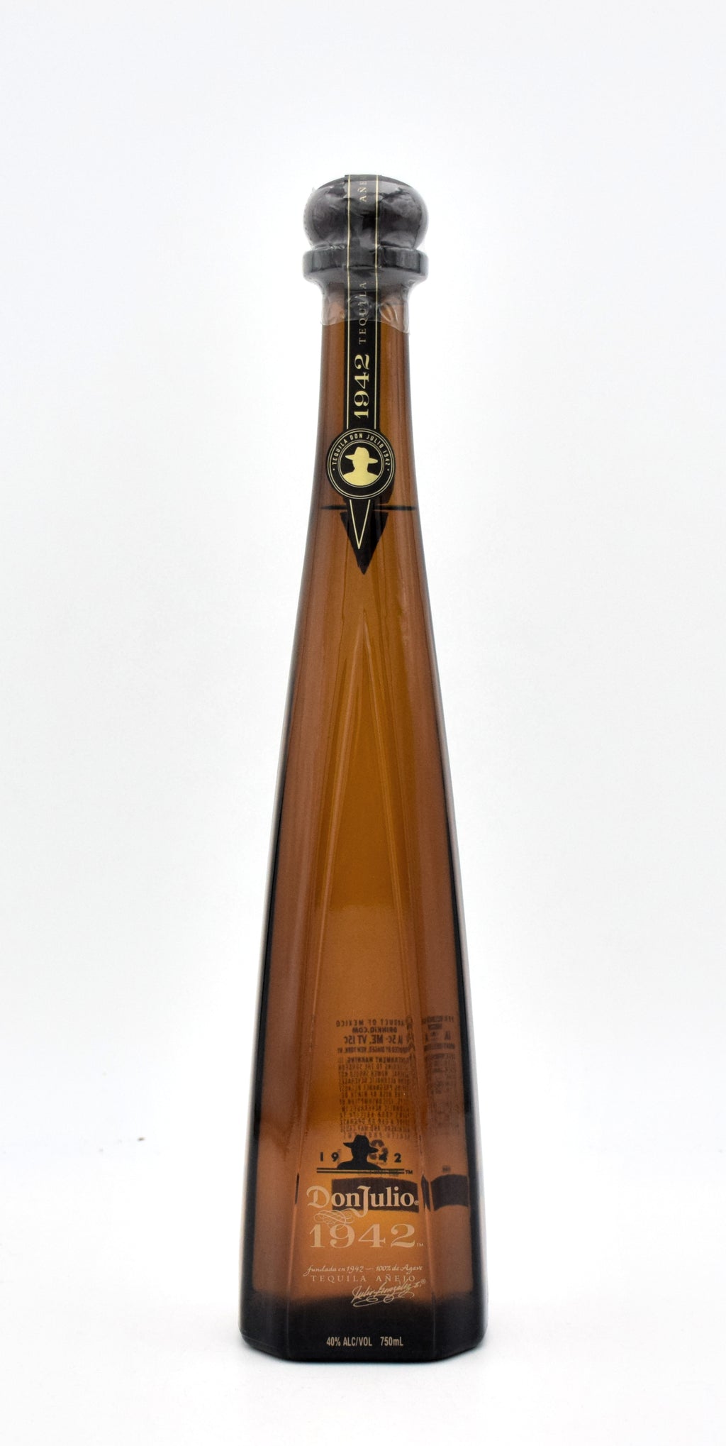 Don Julio 1942 Tequila (Anejo) (No Box) in an elegant bottle