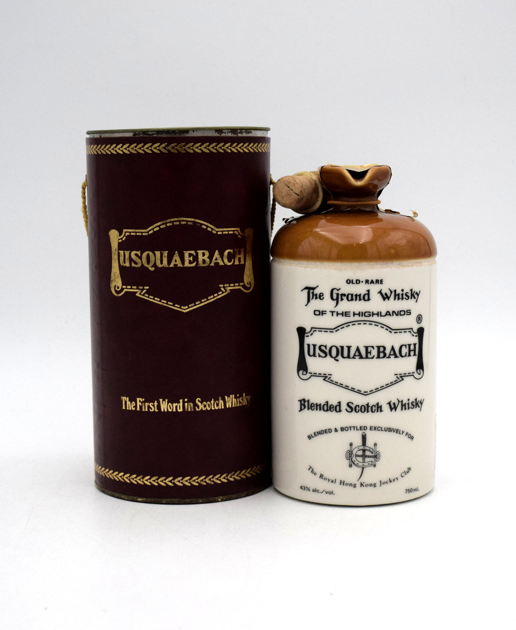 Douglas Laing 'Usquaebach: Old Rare' Blended Scotch Whisky – Royal Hong Kong Jockey Club Exclusive Decanter