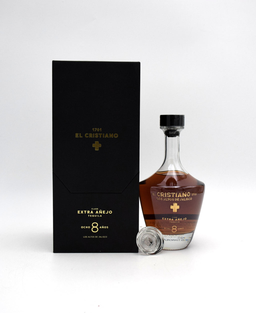 El Cristiano 8 Year Extra Anejo Tequila bottle