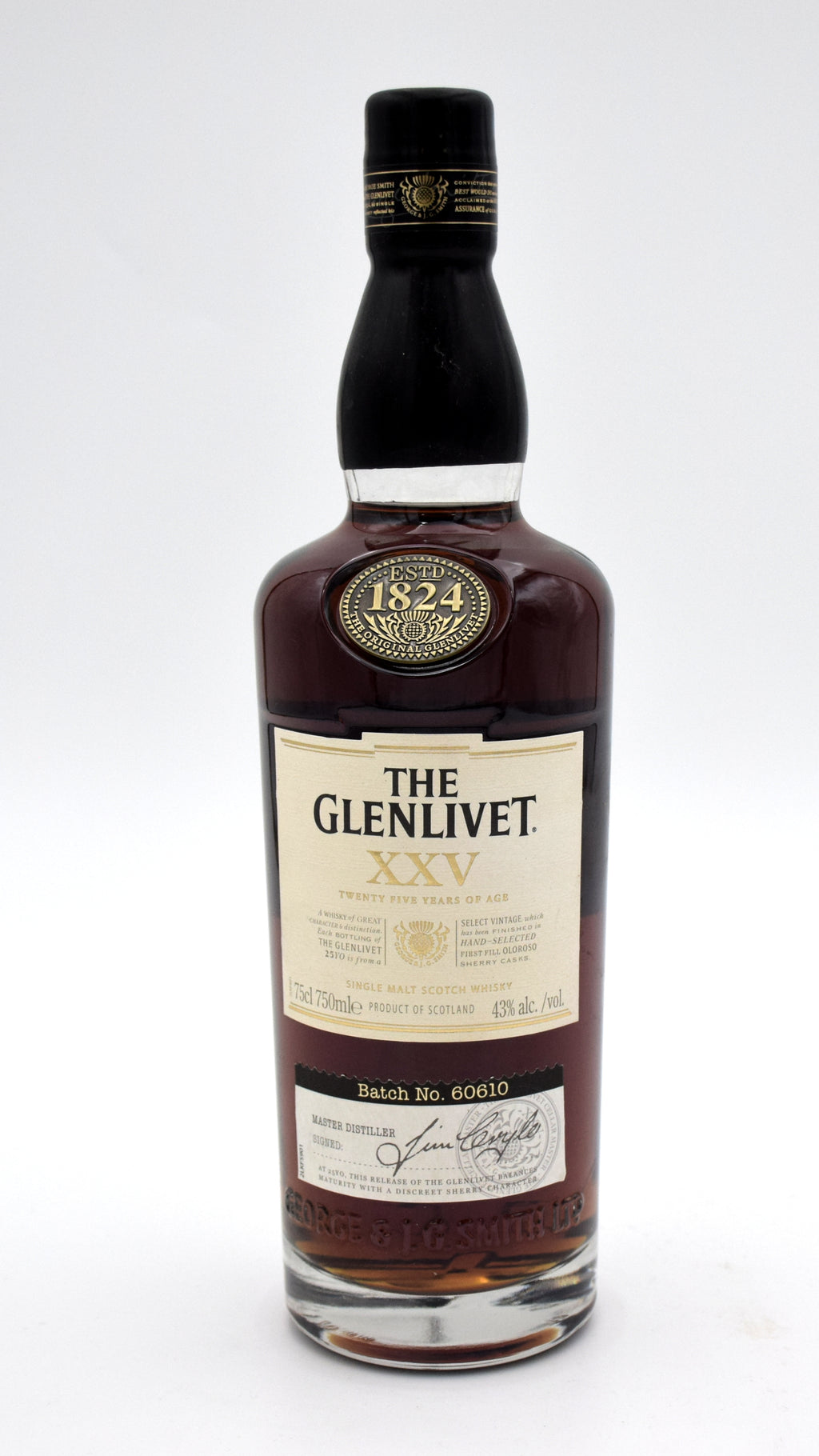 Glenlivet 25 Year Old Single Malt Scotch Whisky