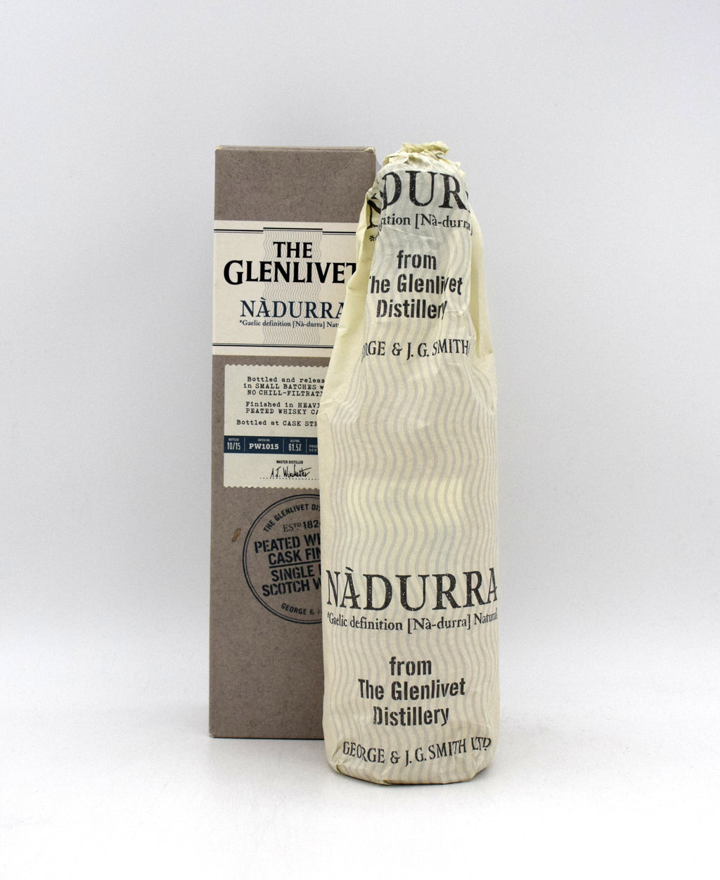 Glenlivet Nadurra 'Peated Cask Finish' Single Malt Scotch bottle