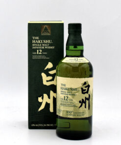 Hakushu 12 Year Old '100th Anniversary' Single Malt Japanese Whisky in an elegant 750ml bottle
