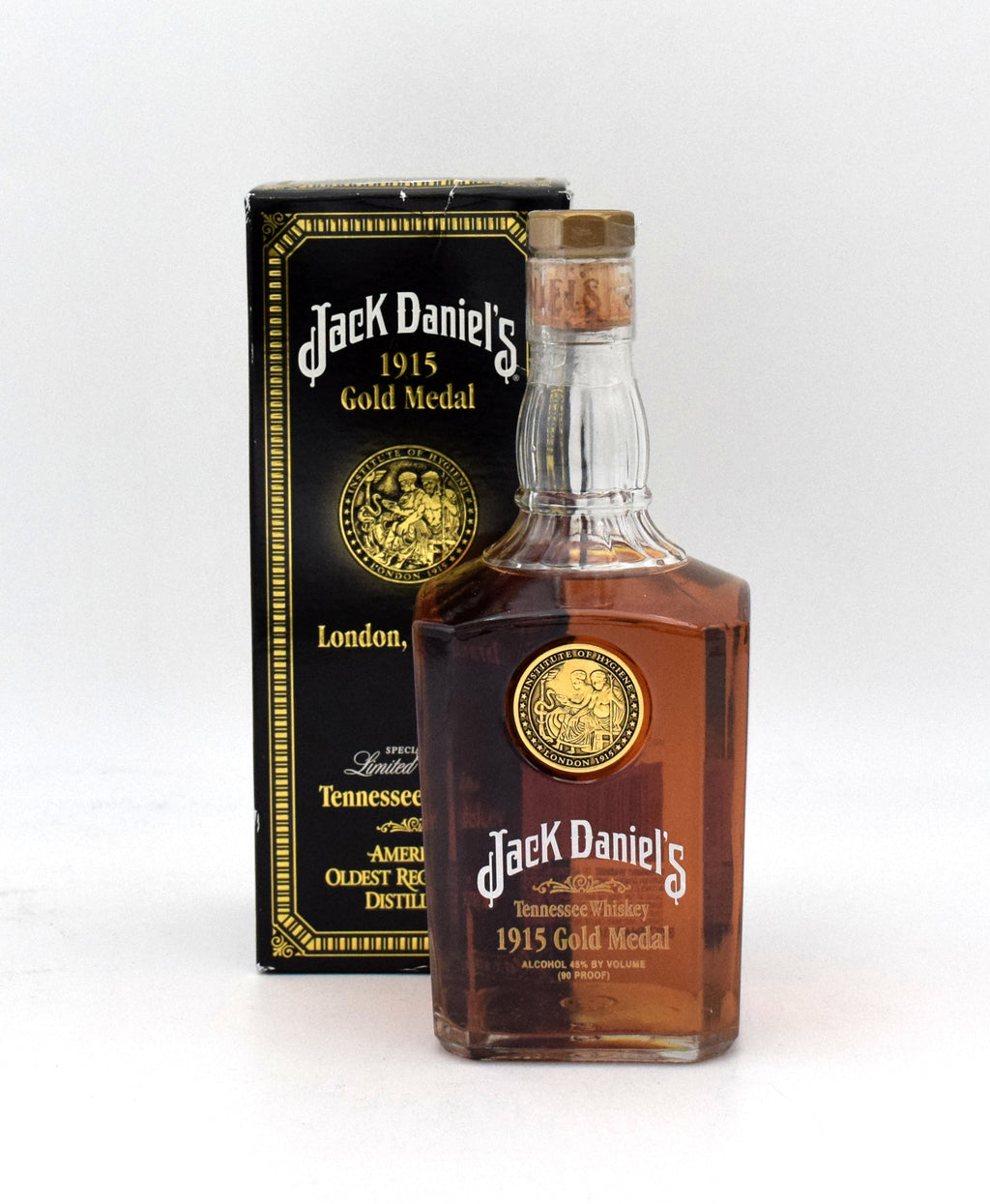 Jack Daniel's 1915 Gold Medal Whiskey bottle