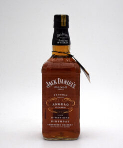 Jack Daniel's 'Angelo Lucchesi 90th Birthday' Tennessee Whiskey bottle