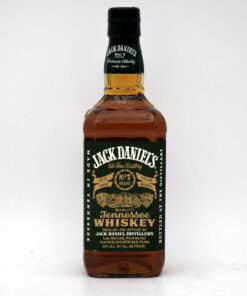 Jack Daniel's Green Label whiskey bottle