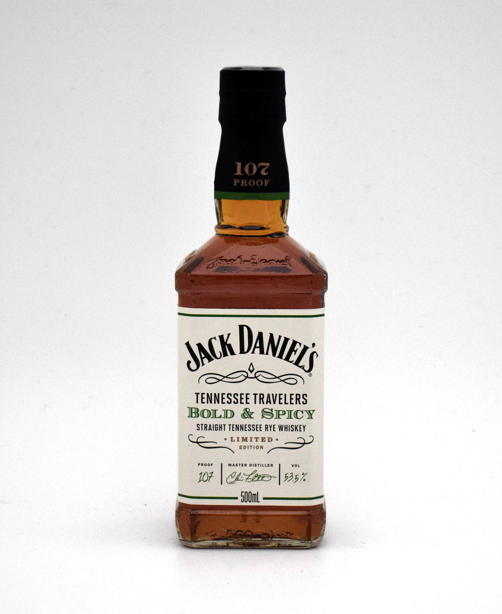 Jack Daniel's Tennessee Travelers 'Bold & Spicy' Straight Rye Whiskey (500ML)