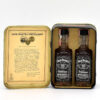 Jack Daniel's Vintage Gift Tin Old No.7 Whiskey featuring two 50ML bottles in a vintage tin box