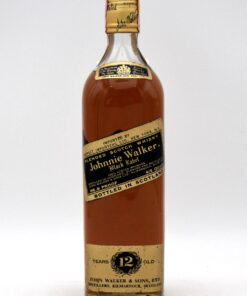 Johnnie Walker 'Black Label' 12 Year Single Malt Scotch (1970's Release)