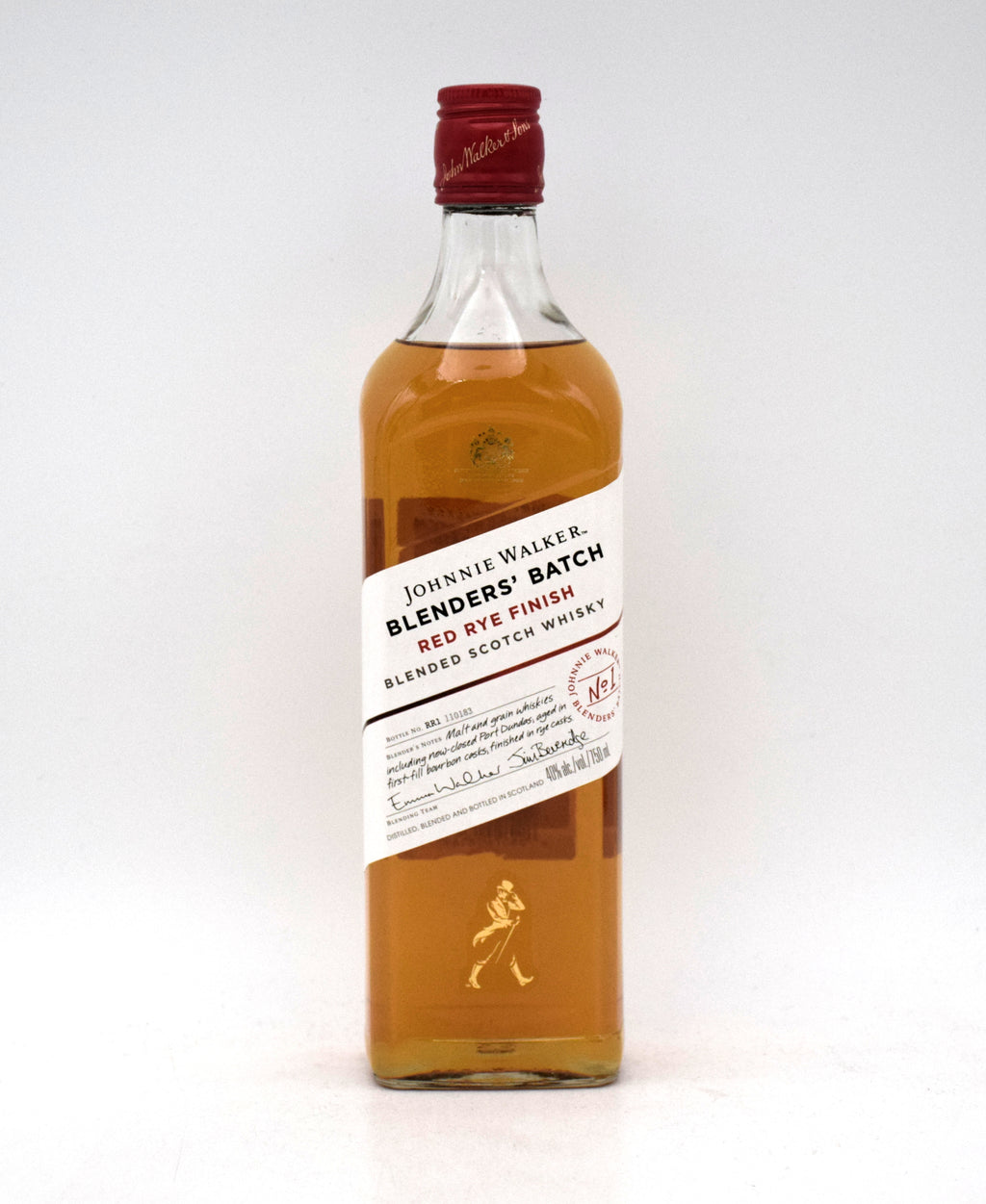 Johnnie Walker Blenders' Batch Red Rye Finish whisky bottle
