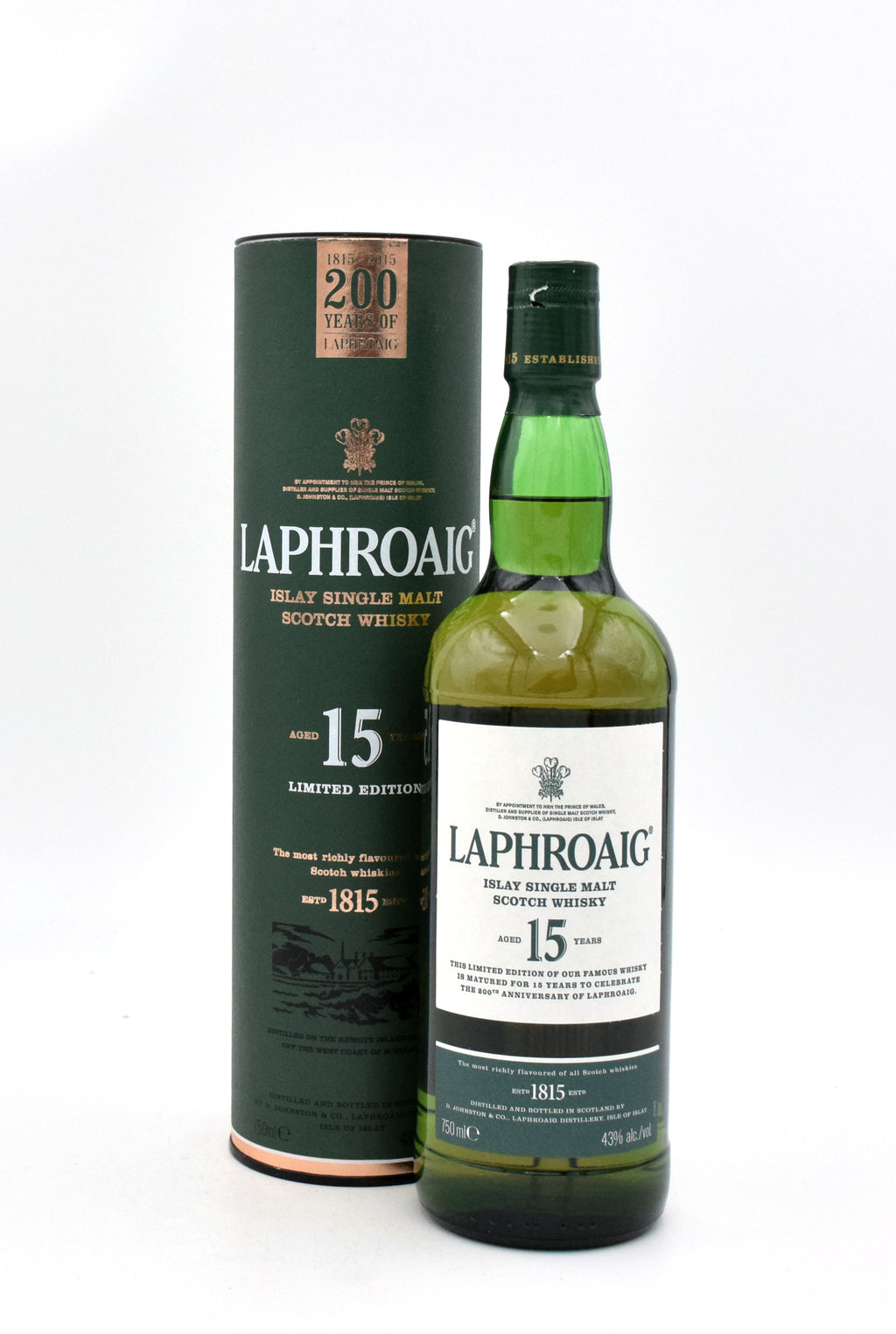 Laphroaig 200th Anniversary 15 Year Scotch Whisky