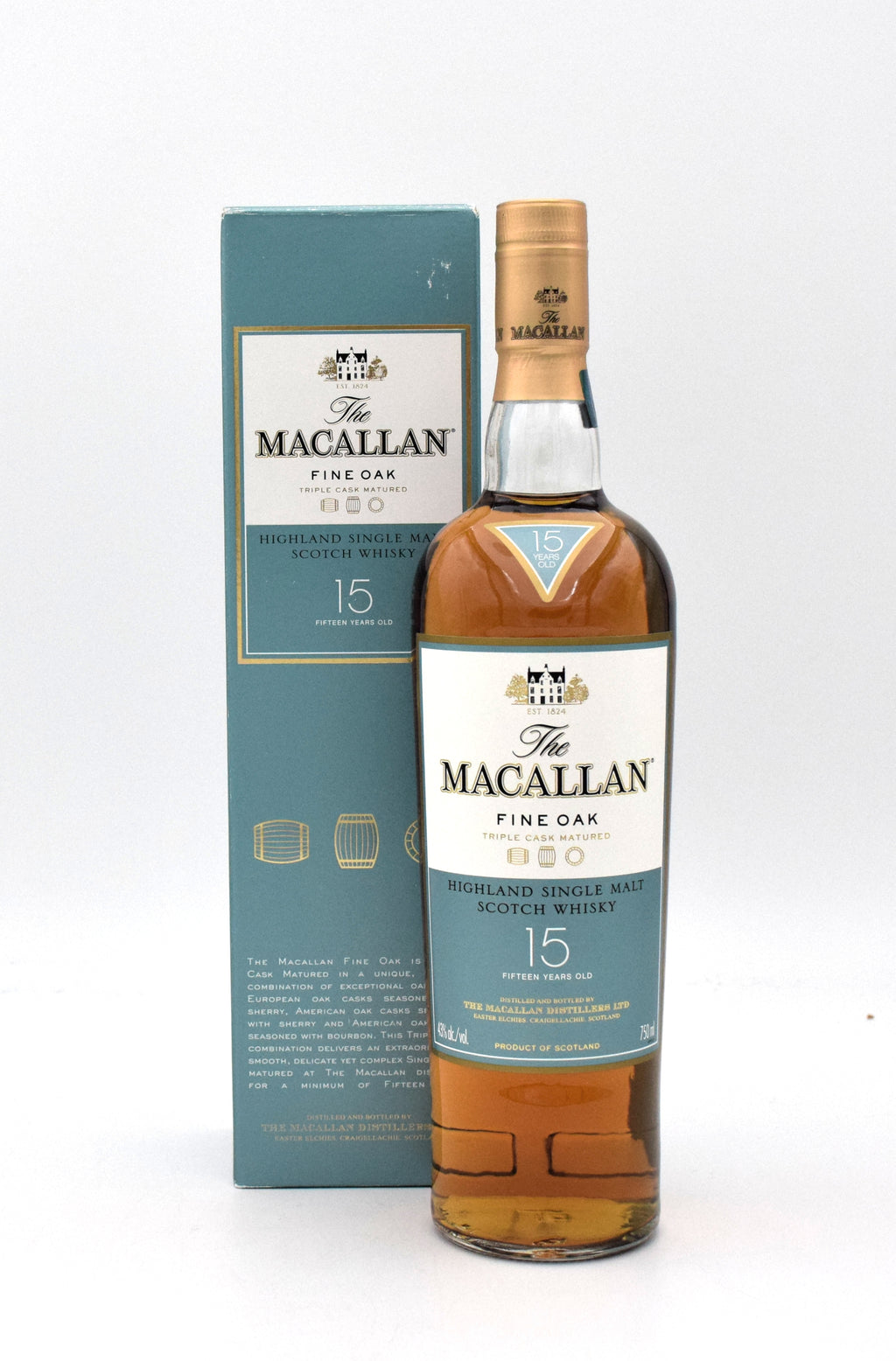 Macallan 15 Fine Oak Scotch Whisky - 2000's Release