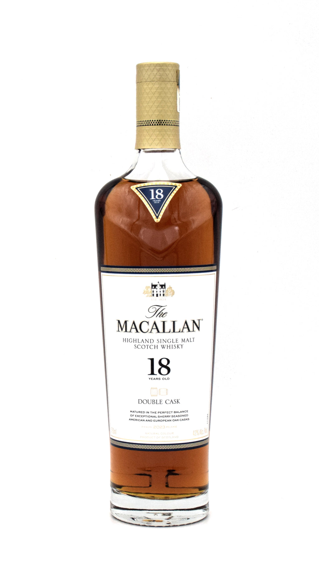 Macallan 18 Year 'Double Cask' Single Malt Scotch Whiskey - 2023 Release