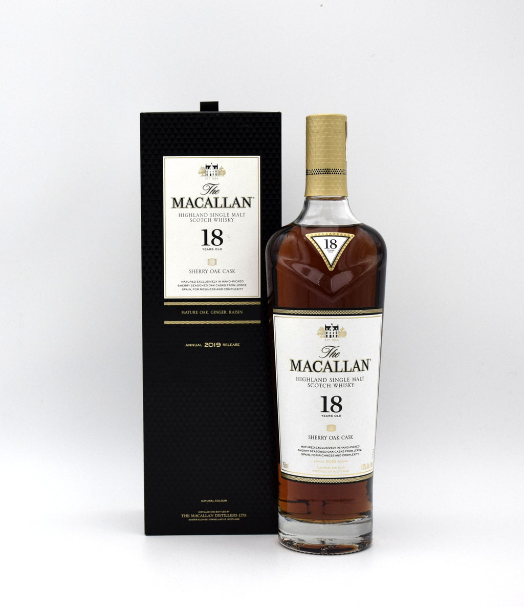Macallan 18 Year Sherry Oak Scotch Whisky - 2019 Release