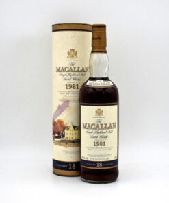 Macallan 18 Year Sherry Oak Scotch Whisky - Distilled in 1981