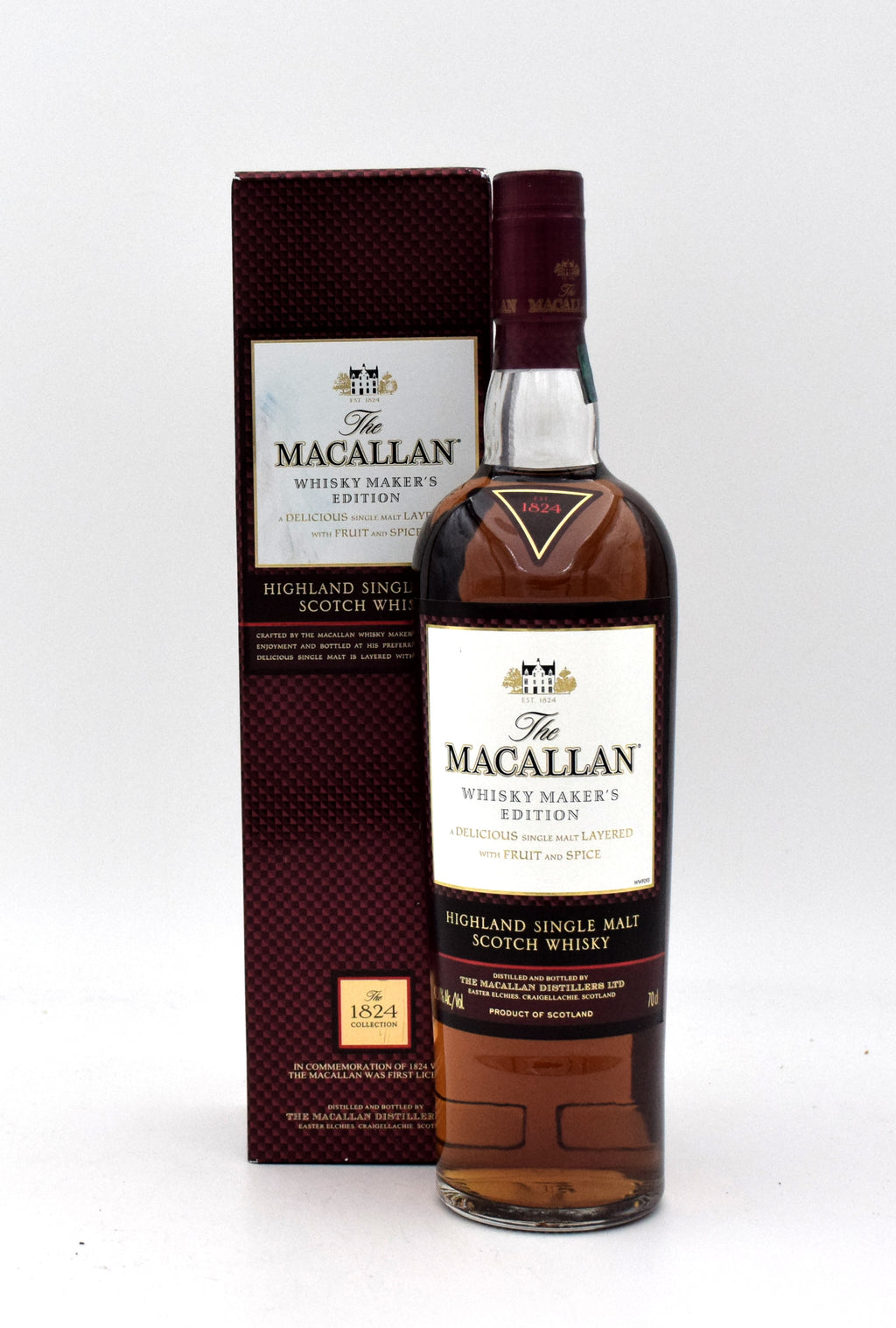 Macallan 1824 Collection 'Whisky Maker's Edition' Single Malt Scotch