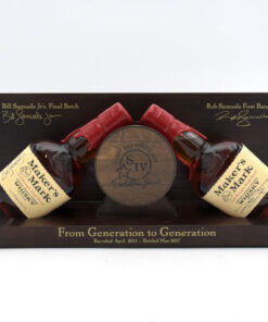 Maker's Mark 'Generation to Generation' Kentucky Straight Bourbon - Set of 2, 375ML Bottles (Signed Wooden Display)