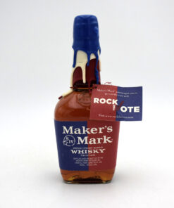 Maker's Mark 'Rock The Vote' Blue & White & Red Wax Seal Kentucky Straight Bourbon Whisky