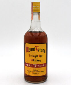 Mount Vernon 7 Year Old Rye - 1954 Vintage