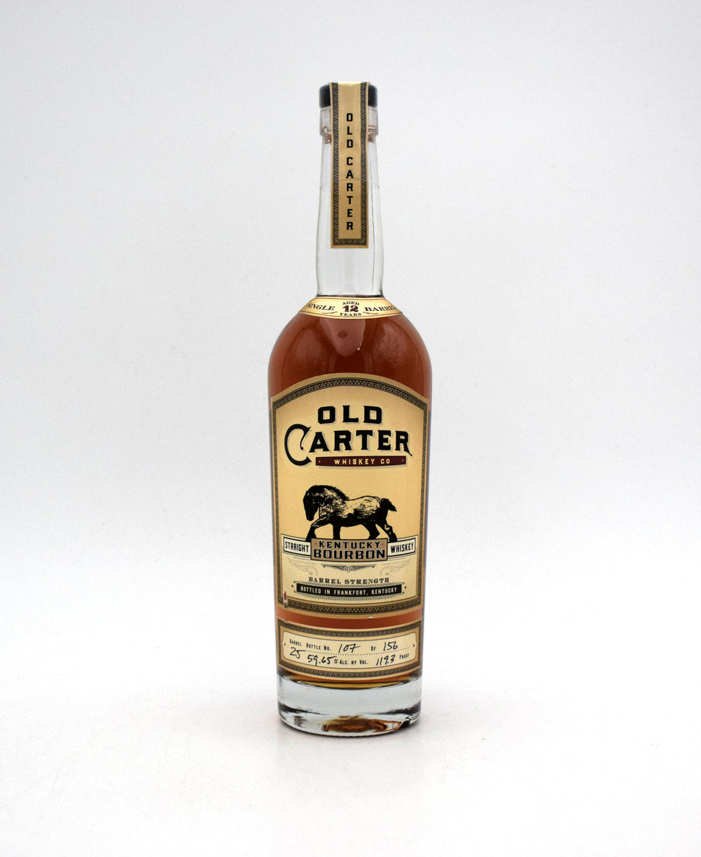 Old Carter 12 Year Barrel Strength Single Barrel Bourbon (Barrel #25) product image