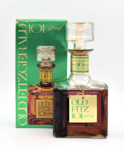 Old Fitzgerald 10 Year 101 Proof Bourbon (1977 Release) in an elegant decanter