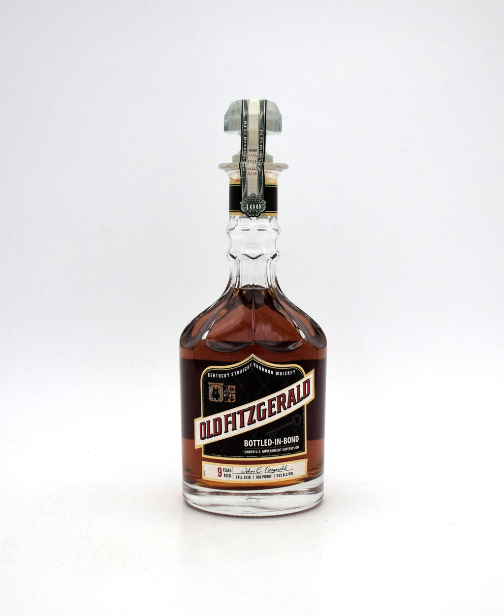 Old Fitzgerald 'Bottled In Bond' 9 Year Old Bourbon - 2018 Release