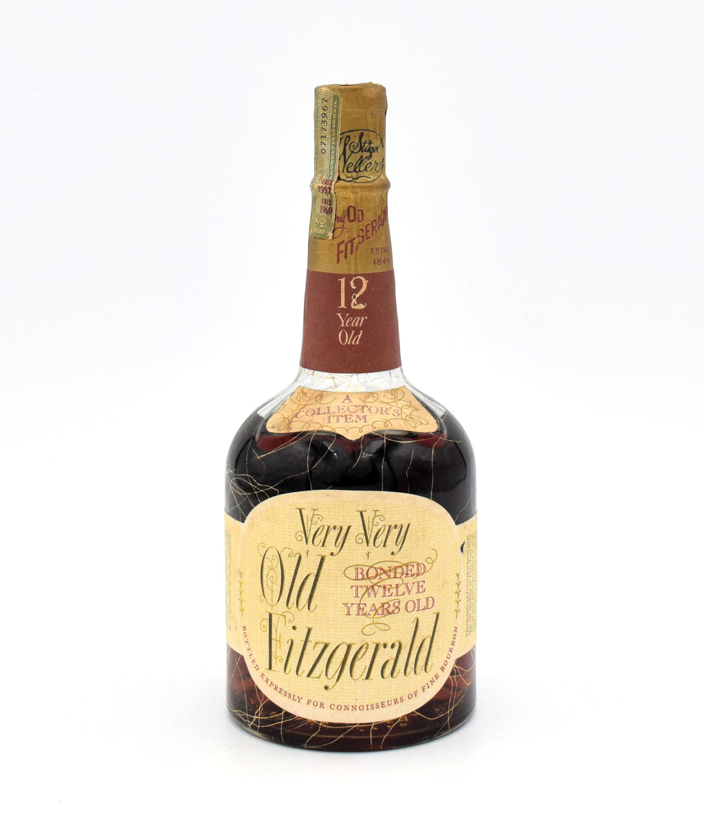 Very Very Old Fitzgerald 'Bottled In Bond' 12 Year Old Bourbon - 1957 Vintage (Stained Label)