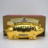 Whistlepig Limited Edition 10 Year 'Piggybank Gold' Rye whiskey in unique Piggybank packaging