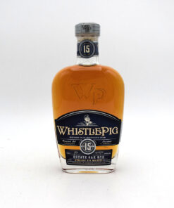 WhistlePig Single Barrel Estate Oak 15 Year Old Straight Rye whiskey bottle